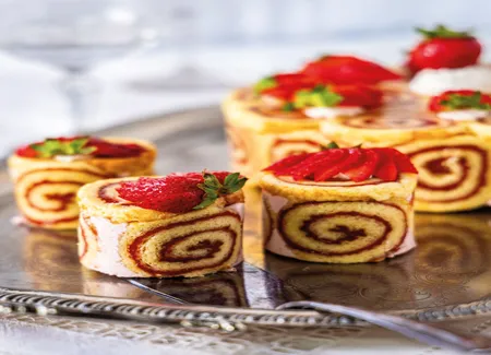 Gourmandises aux fraises