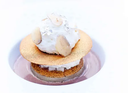 Poire belle hélène, poire william, marron vanille