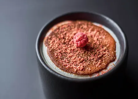 La praline rose en différentes textures