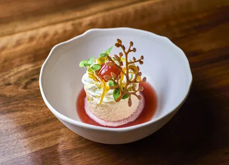 Le soufflé glacé à l’orange sanguine