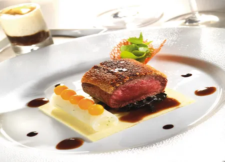 Noisette de chevreuil rôti au pralin de noisette