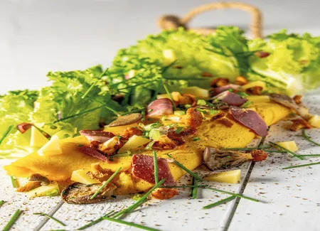 Omelette « top chef »