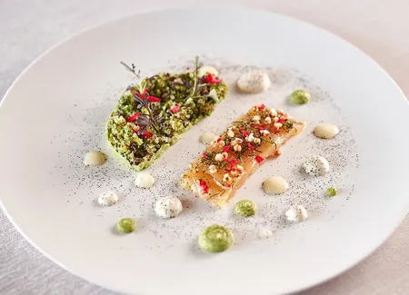 Omble chevalier en gravlax