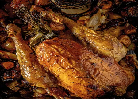 Poulet rôti  de notre enfance