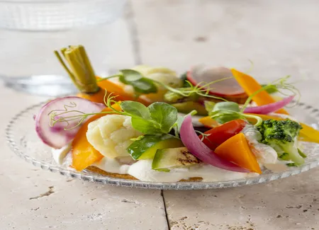 Tarte de légumes printaniers