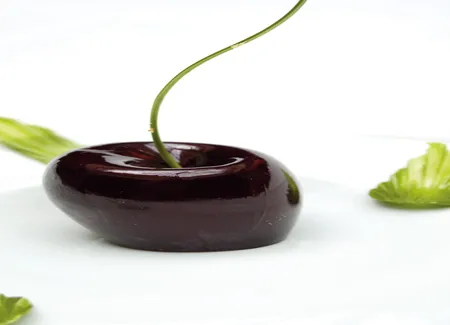 Tartelette cerises menthe poivrée hibiscus