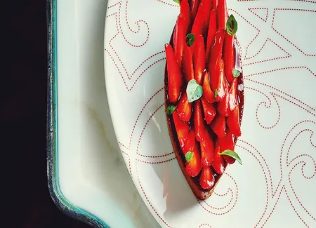 Barquette aux fraises