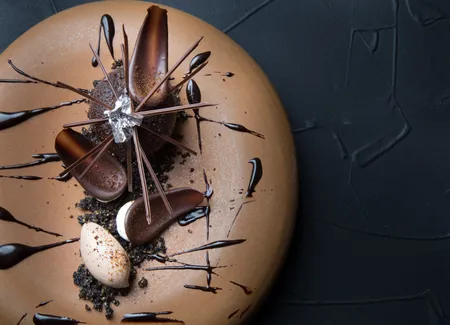 Dessert chocolat réglisse