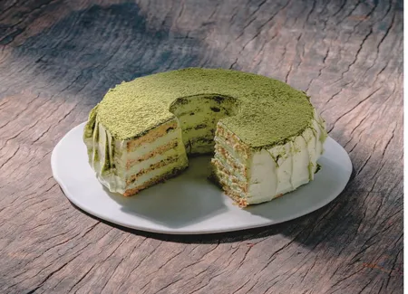 Chiffon cake au matcha