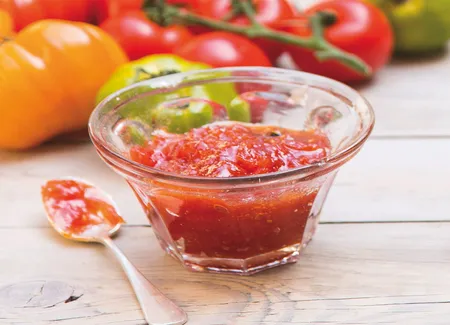 Confiture de tomate à la vanille