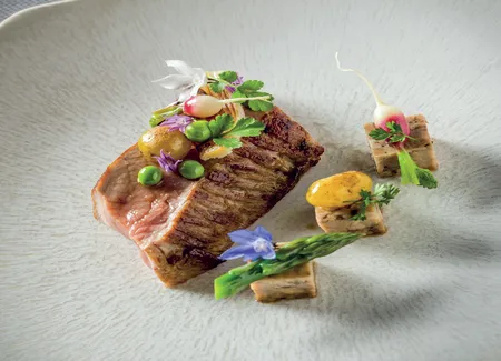 Pièce de veau pressé de pot-au-feu et petits légumes