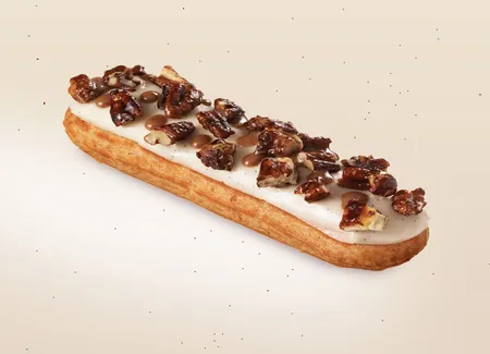 Éclair noix de pécan vanille