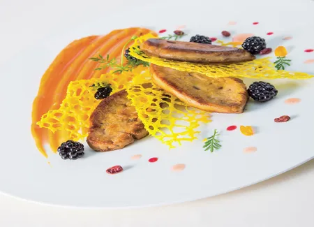 Escalopes de foie gras de canard poêlées