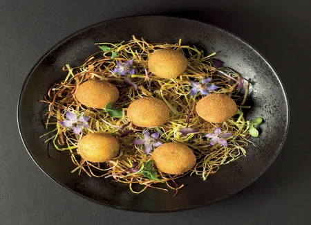 Cromesquis d’escargots au chorizo de bœuf charolais