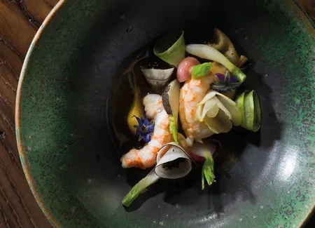 Langoustine rafraichie aux agrumes