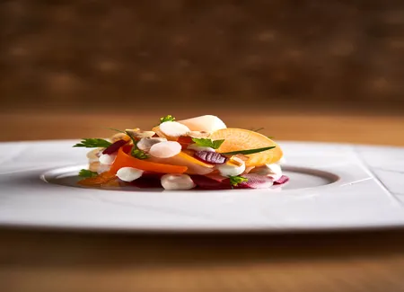 Les légumes de mr allemoz assaisonnés comme une bagna cauda