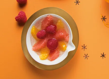 Nage d’orange au champagne