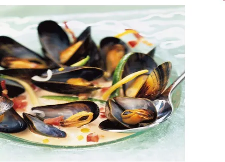 Moules aux légumes