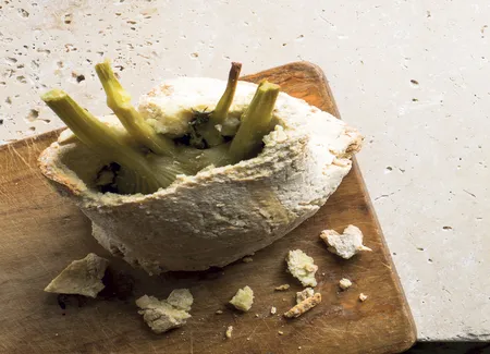 Fenouil en croûte de sel de guérande