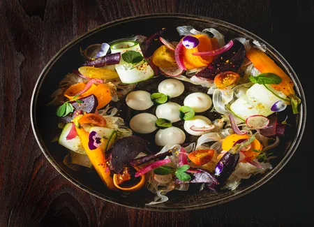 Salade de légumes de notre potager