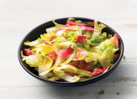 Salade d’endives au chorizo croustillant