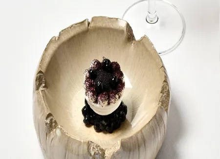 Tout l’esprit du pavlova aux myrtilles sauvages