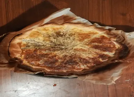 Tarte aux asperges et courgettes