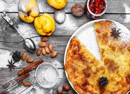 Tarte aux coings