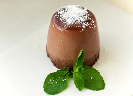 Panna cotta duo de chocolats au cookeo