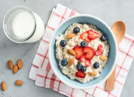 Porridge aux fraises au cookeo