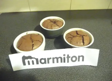 12 Petits fondants au chocolat