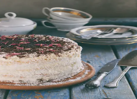 Gelée à la noix de coco et aux fruits variés au cookeo