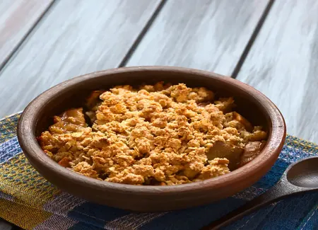 Crumble aux poireaux