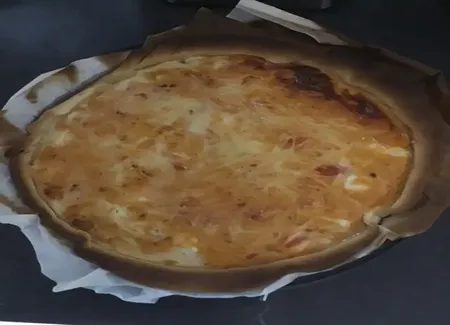 Quiche tomate poulet fromage