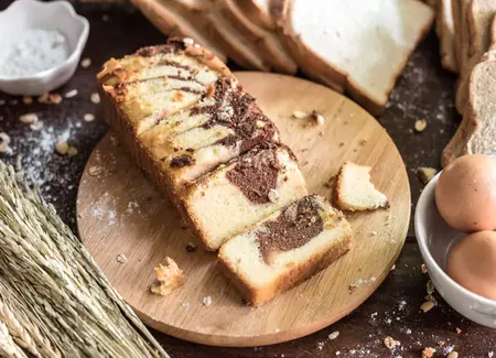 Gâteau marbré recette de grand-mère au thermomix