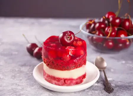 Gelée à la noix de coco et aux fruits variés au thermomix
