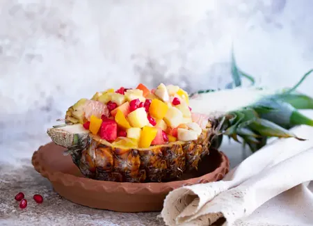 Salade des îles aux fruits exotiques