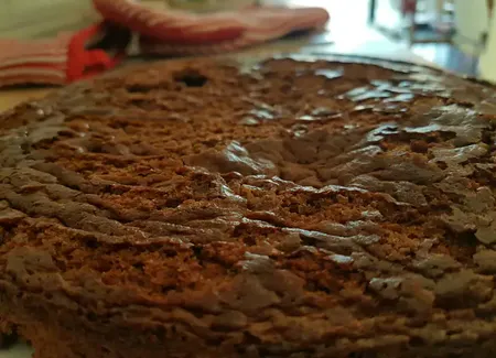 Moelleux toblerone/beurre de cacahuète