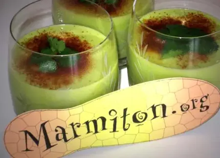 Crème de fèves au lait de coco