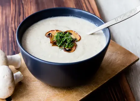 Velouté de champignons au companion