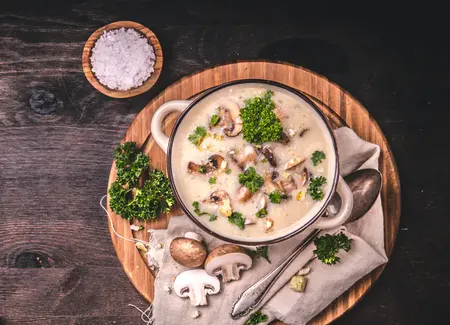 Velouté de champignons au thermomix