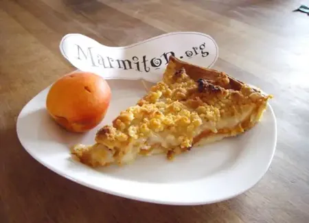 Tarte aux abricots façon crumble
