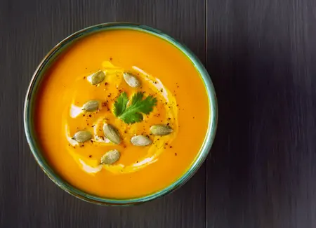 Velouté de butternut à la cannelle au cookeo