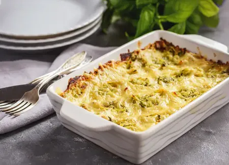 Gratin de poisson aux courgettes