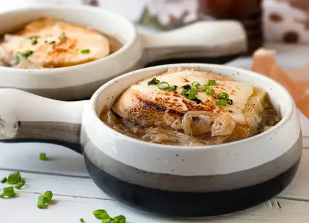 Soupe à l'oignon au thermomix