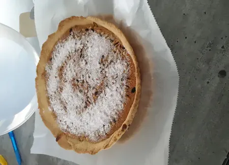Tarte aux pignons et sa frangipane