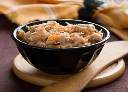 Rillettes de thon au basilic au cooking chef