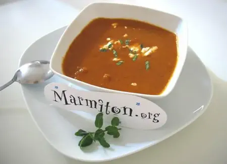 Soupe au potiron et à la feta