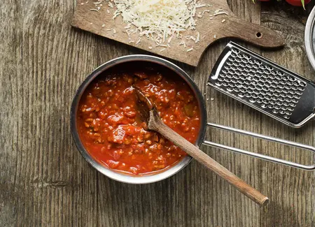 Sauce bolognaise facile au cooking chef