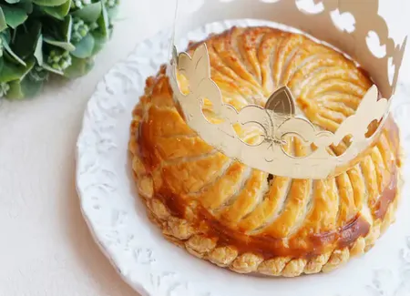 Galette des rois sans amande (façon pommes tatin)